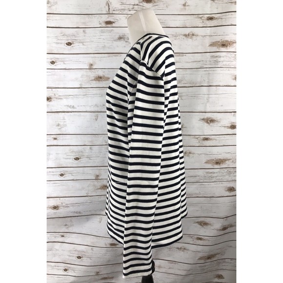 Urban Outfitters Lark & Wolff Sweater Long Sleeve Scoop Neck Red Striped Size M - Picture 2 of 10